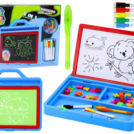 Šviesos piešimo lenta 2in1 magnetinė