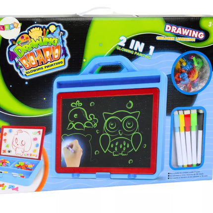 Šviesos piešimo lenta 2in1 magnetinė