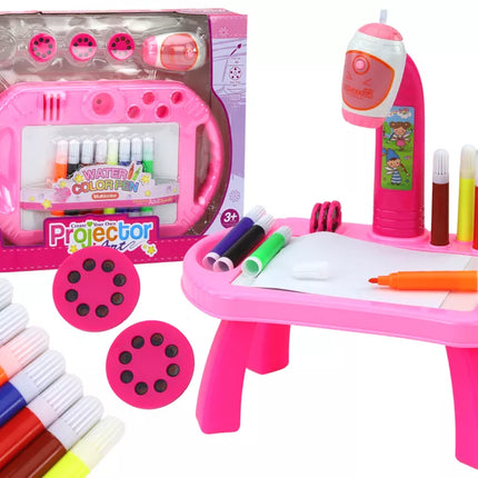 Projektorius Projektorius Piešimo Stalas Rožinis