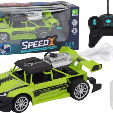 RC automobilis „Sentence“ 1:20, dūmų efektas, šviesos, žalias