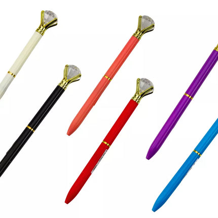 Tušinukas su deimantu, mėlynas pildiklis, 0,7 mm, įvairių spalvų