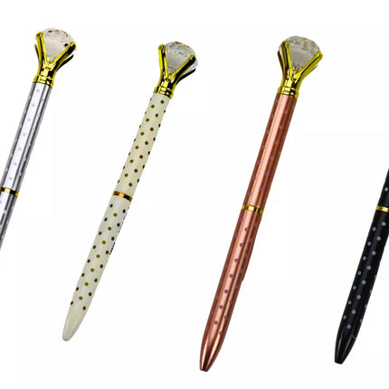 Rašiklis su deimantu, mėlynas tušinukas, 0,7 mm, įvairių spalvų