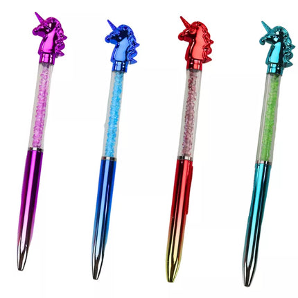 Vienaragis, rašiklis, mėlynas pildiklis, 0,7 mm, įvairių spalvų