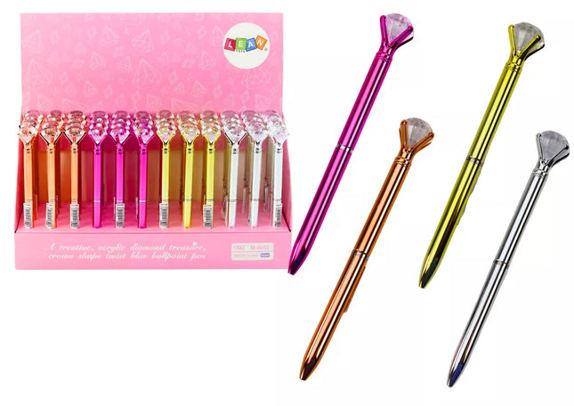 Deimantinis tušinukas, blizgus mėlynas, šerdelė 0,7 mm, įvairių spalvų