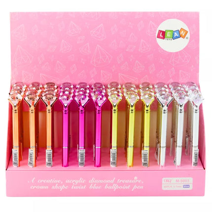 Deimantinis tušinukas, blizgus mėlynas, šerdelė 0,7 mm, įvairių spalvų