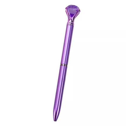 Rutulinis rašiklis su deimantu, matinės mėlynos spalvos, 0,7 mm mišinys