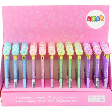 Tušinukas su deimantais, mėlyna šerdelė, 0.7 mm, įvairių spalvų