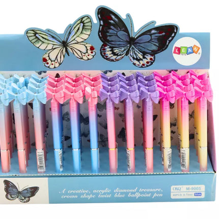 Tušinukas su kaspinėliu, spalvotas, mėlynas pildiklis, 0.7 mm, įvairių spalvų