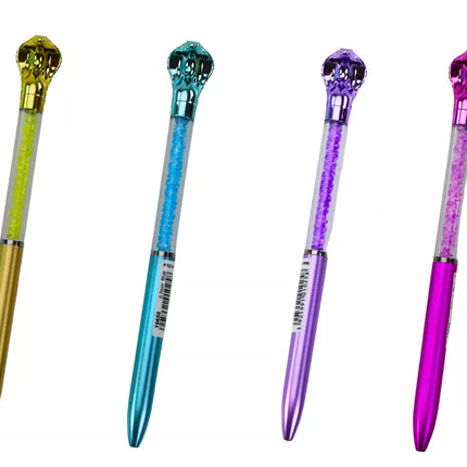 Cobra rutuliukinis rašiklis Diamonds mėlynas papildymas 0,7 mm Mix