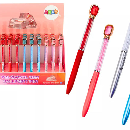 Tušinukas su kristaliniais deimantais, mėlynas pildymas, 0,7 mm, mišinys