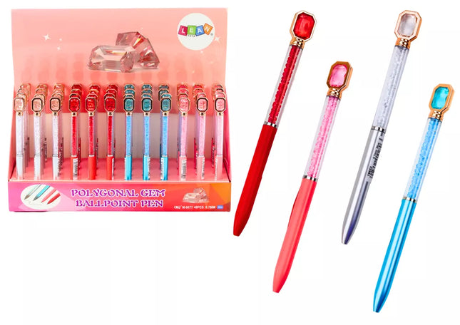 Tušinukas su kristaliniais deimantais, mėlynas pildymas, 0,7 mm, mišinys