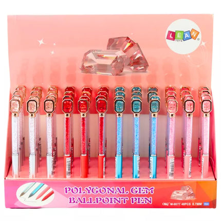 Tušinukas su kristaliniais deimantais, mėlynas pildymas, 0,7 mm, mišinys