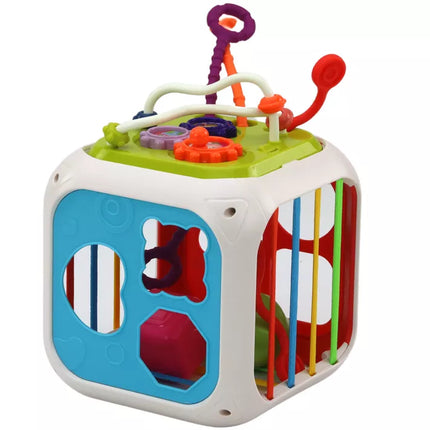 Edukacinis kubas kūdikiams rūšiuoklis 7in1