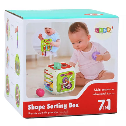 Edukacinis kubas kūdikiams rūšiuoklis 7in1