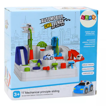 Interaktyvus kliūčių ruožas, parkavimas vaikams, automobiliams