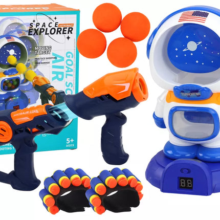 Arcade žaidimas Astronautas Šaudymas 2 Ginklais Kamuoliais Strėlėmis