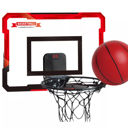 Krepšinio lenta su kamuoliu ir skaitliukų rinkiniu vaikams