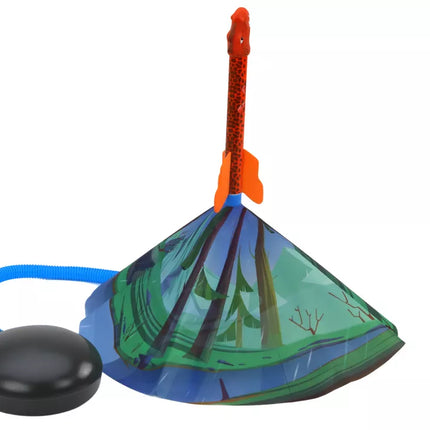 Raketų paleidimo žaidimas Dinozaurai Miškas Spalvingas Stumti aukštyn