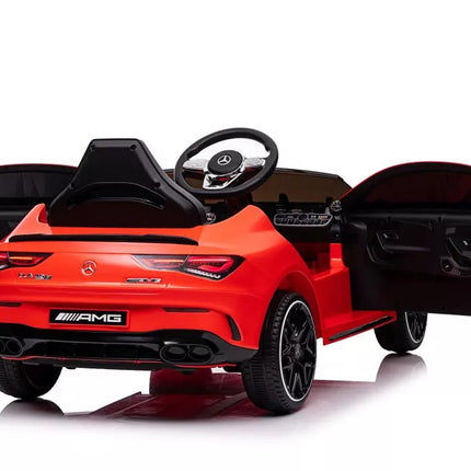 Akumuliatorinis automobilis Mercedes CLA 45s Red AMG 4x4