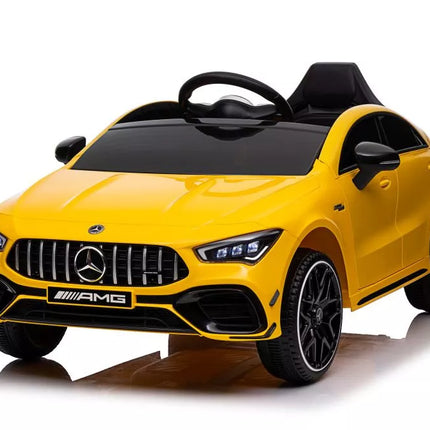 Akumuliatorinis automobilis Mercedes CLA 45s AMG Yellow 4x4