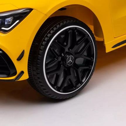 Akumuliatorinis automobilis Mercedes CLA 45s AMG Yellow 4x4