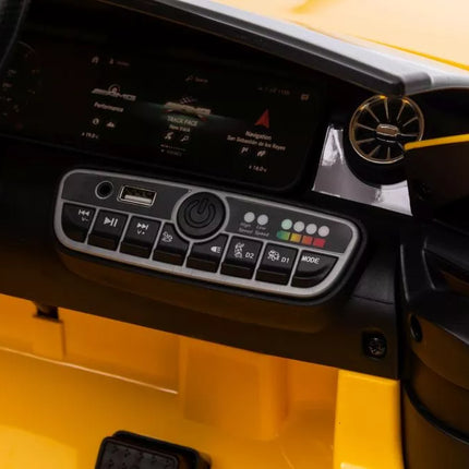 Akumuliatorinis automobilis Mercedes CLA 45s AMG Yellow 4x4