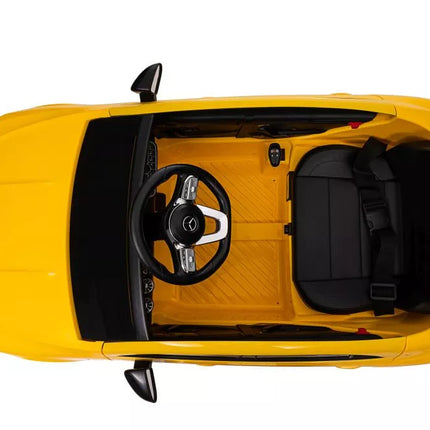 Akumuliatorinis automobilis Mercedes CLA 45s AMG Yellow 4x4