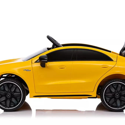 Akumuliatorinis automobilis Mercedes CLA 45s AMG Yellow 4x4