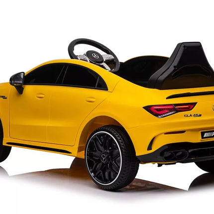 Akumuliatorinis automobilis Mercedes CLA 45s AMG Yellow 4x4
