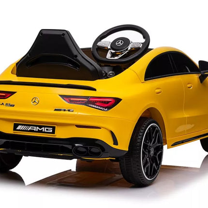 Akumuliatorinis automobilis Mercedes CLA 45s AMG Yellow 4x4
