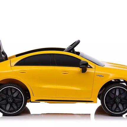 Akumuliatorinis automobilis Mercedes CLA 45s AMG Yellow 4x4