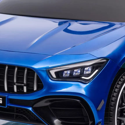 Automobilis su baterijomis Mercedes CLA 45s AMG Blue Painted 4x4