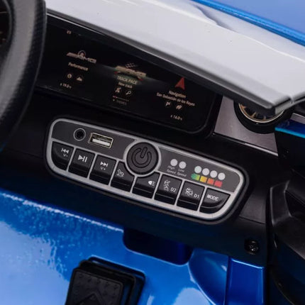 Automobilis su baterijomis Mercedes CLA 45s AMG Blue Painted 4x4