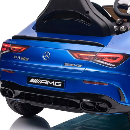 Automobilis su baterijomis Mercedes CLA 45s AMG Blue Painted 4x4