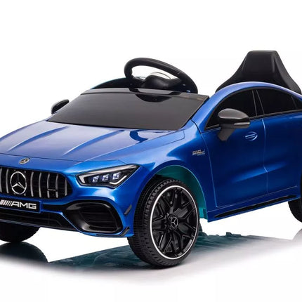 Automobilis su baterijomis Mercedes CLA 45s AMG Blue Painted 4x4