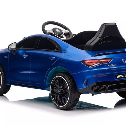 Automobilis su baterijomis Mercedes CLA 45s AMG Blue Painted 4x4