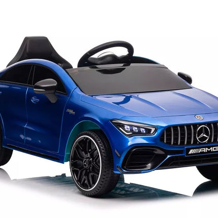 Automobilis su baterijomis Mercedes CLA 45s AMG Blue Painted 4x4