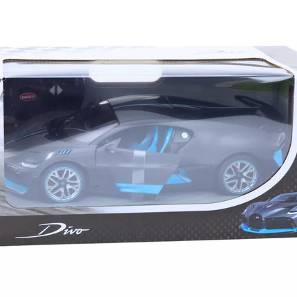 RC automobilio sportinis modelis nuotoliniu būdu valdomas Bugatti Divo atidaromos durys 1:14