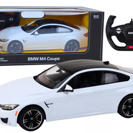 RC Nuotoliniu būdu valdomas automobilis 1:14 BMW M4 Copue baltas