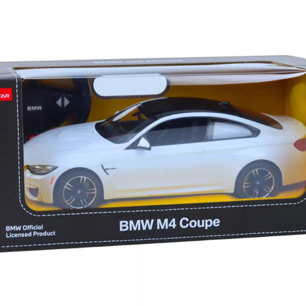 RC Nuotoliniu būdu valdomas automobilis 1:14 BMW M4 Copue baltas