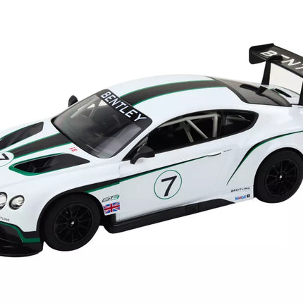 RC sportinis automobilis 1:14 Bentley Continental GT3, baltas
