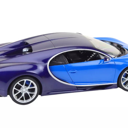 RC Nuotoliniu būdu valdomas automobilis 1:14 Bugatti Veyron Chiron mėlynas