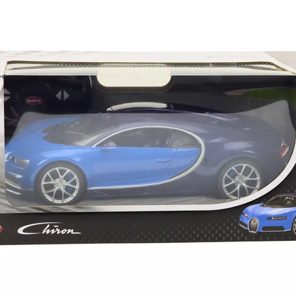 RC Nuotoliniu būdu valdomas automobilis 1:14 Bugatti Veyron Chiron mėlynas