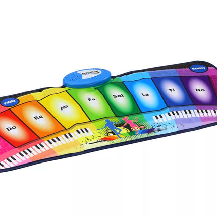 Mokomasis muzikinis šokių kilimėlis „Vaivorykštės pianinas“
