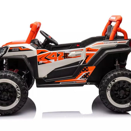 Akumuliatorinis bagis NEL-913 oranžinis 4x4 24V