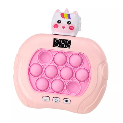 Pop-It Wac A Mole žaidimas Vienaragis Šviesos Garsai Rožinis