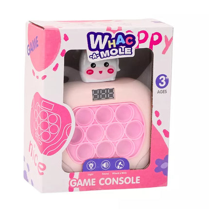 Pop-It Wac A Mole žaidimas Vienaragis Šviesos Garsai Rožinis