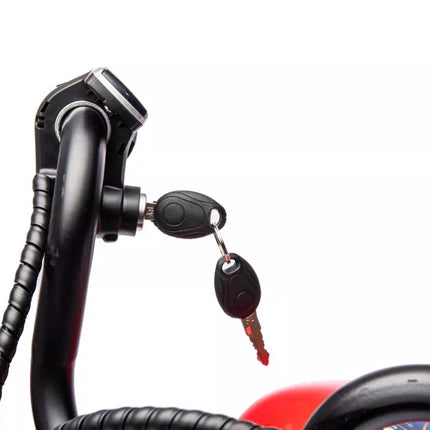 Variklis A9902 36V, maitinamas baterijomis, raudonas