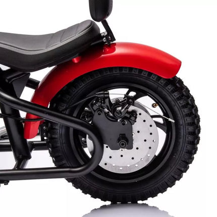 Variklis A9902 36V, maitinamas baterijomis, raudonas