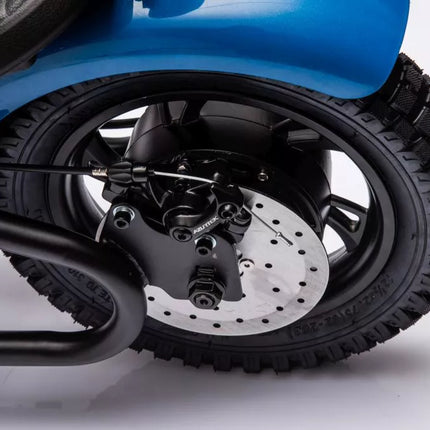 Variklis A9902 su baterijomis, 36 V, mėlynas